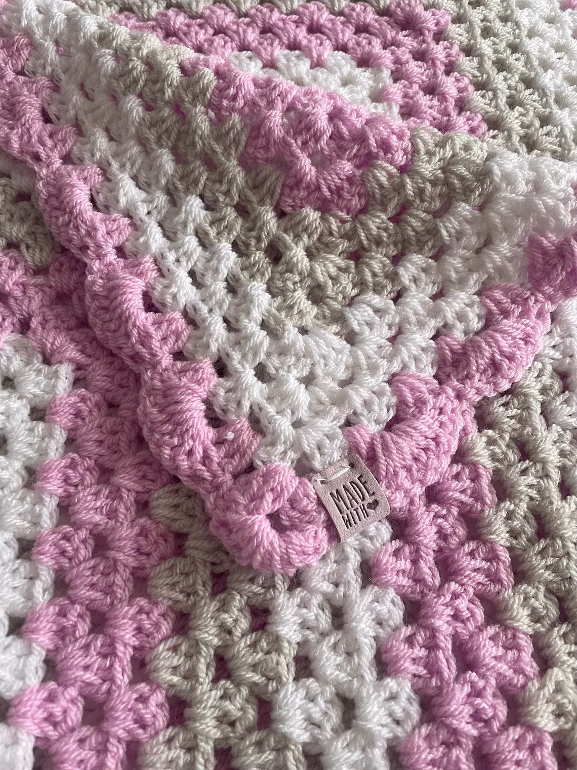 Crochet Pram Baby Blanket 6